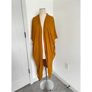 Style Park 1 Kimono Topper One Size Marigold Sleeve Boho Resort Festival Duster